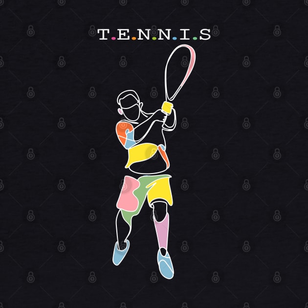 Tennis Sport by Fashioned by You, Created by Me A.zed